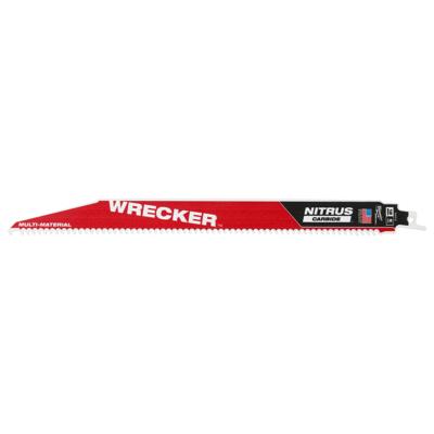 Milwaukee Multi Materiaal Reciprozaagblad Sawzall WRECKER NITRUS Carbide | TCT WRECKER NITRUS 300mm x 6 Tpi | 1 pc - 48475273