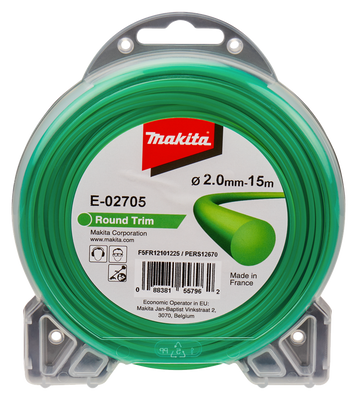 Makita Accessoires Maaidraad 2,0X15M Rond - E-02705 - E-02705
