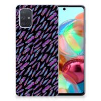 Samsung Galaxy A71 | TPU bumper | Feathers Color