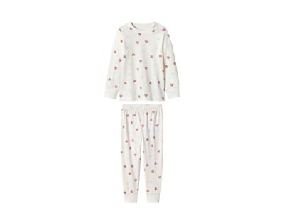 lupilu Kinder pyjama (Harten/wit, 122/128)