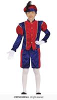 Piet Verkleedpak Kind Rood/Blauw Felipe