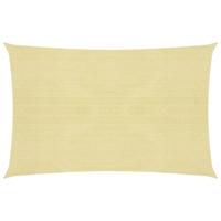 VidaXL Zonnezeil 160 g/m² 4x5 m hdpe beige