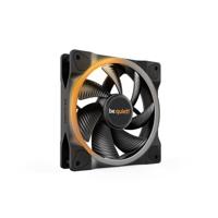 BeQuiet Light Wings PC-ventilator Zwart (b x h x d) 120 x 25 x 120 mm Incl. LED-verlichting