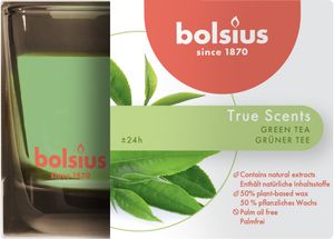 Bolsius true scents geurglas 63/90 green tea