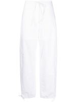 TOTEME pantalon cargo à taille haute - Blanc