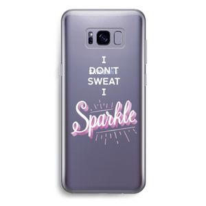 Sparkle quote: Samsung Galaxy S8 Plus Transparant Hoesje