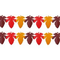 Slinger Herfstbladeren - 2x - 300 cm - papier - mix kleuren - herfst thema