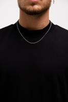 Qream Connell Ketting Heren Zilver - Maat 55cm - Kleur: Zilver | Soccerfanshop