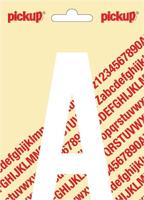 Plakletter Nobel Sticker witte letter A - Pickup Plakletter Nobel Sticker witte letter A - Pickup