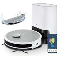 MEDION X21 SW - Robotstofzuiger met afvoerstation - Lasernavigatie - Vermogen 3000 Pa