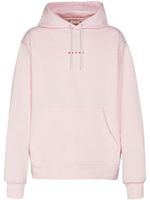 Marni hoodie en coton à logo imprimé - Rose