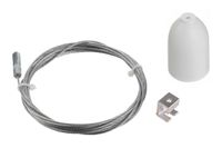 SPW 1 Pendelset incl. staalkabel met M6 - Wit