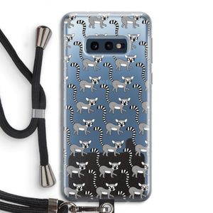 Makis: Samsung Galaxy S10e Transparant Hoesje met koord