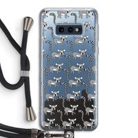 Makis: Samsung Galaxy S10e Transparant Hoesje met koord