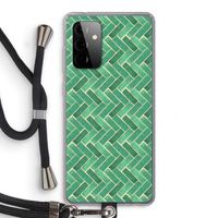 Moroccan tiles 2: Samsung Galaxy A72 5G Transparant Hoesje met koord