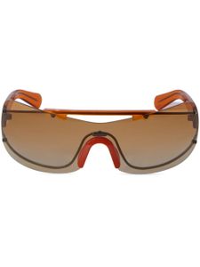 Off-White Eyewear lunettes de soleil Big Wharf à style biker - Orange