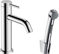 Hansgrohe Tecturis S ééngreeps wastafelkraan 110 met bidet handdouche en doucheslang 160 cm, chroom