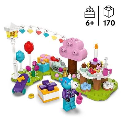 LEGO Animal Crossing 77046 Lico's verjaardagssnack, creatief bouwspeelgoed