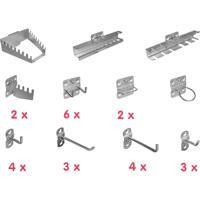 Aerotec 20142038 Gereedschapshouderset Pro (l x b x h) 190 x 200 x 75 mm 28 onderdelen - thumbnail