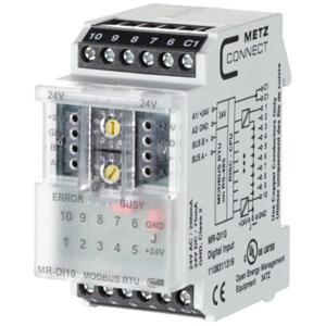 Metz Connect MR-DI10 Modbus RTU Modbus-module 24 V/AC, 24 V/DC 85 mA Inhoud: 1 stuk(s)