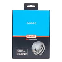 Elvedes Remkabelkit ATB/race universeel zilver 2015010