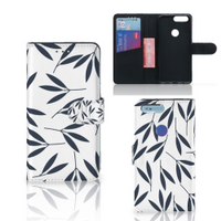 OnePlus 5T Hoesje Leaves Blue - thumbnail