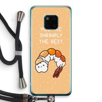 You're Shrimply The Best: Huawei Mate 20 Pro Transparant Hoesje met koord