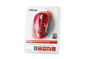 Trust Vivy Wireless Mini muis RF Draadloos Optisch 800 DPI