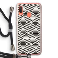 Magic pattern: Samsung Galaxy A20e Transparant Hoesje met koord