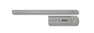 Sola Stalen lineaal 500x30x1mm RVS LSB500, dubbelzijdige maatverdeling mm/cm - 56104401 - 56104401