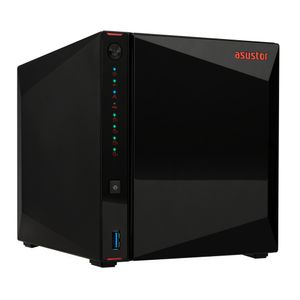 Asustor AS5404T data-opslag-server NAS Ethernet LAN Zwart N5105