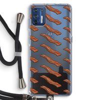 Bacon to my eggs #2: Motorola Moto G9 Plus Transparant Hoesje met koord