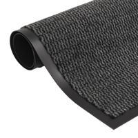VidaXL Droogloopmat rechthoekig getuft 120x180 cm antraciet VidaXL Droogloopmat rechthoekig getuft 120x180 cm antraciet