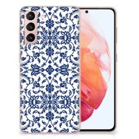 Samsung Galaxy S21 TPU Case Flower Blue