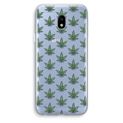 Weed: Samsung Galaxy J3 (2017) Transparant Hoesje