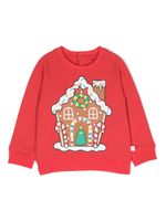 Stella McCartney Kids sweat en coton à imprimé graphique - Rouge