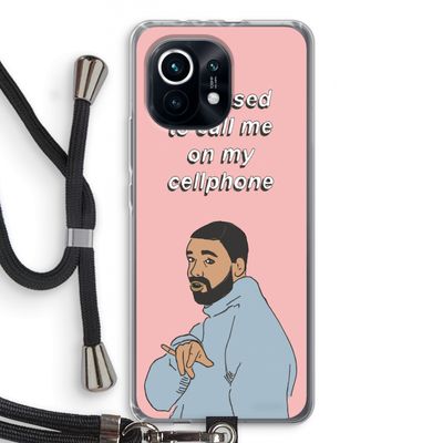 Hotline bling: Xiaomi Mi 11 Transparant Hoesje met koord