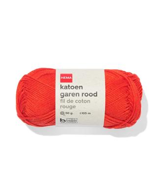 HEMA Katoen Garen Rood 50gram 105meter