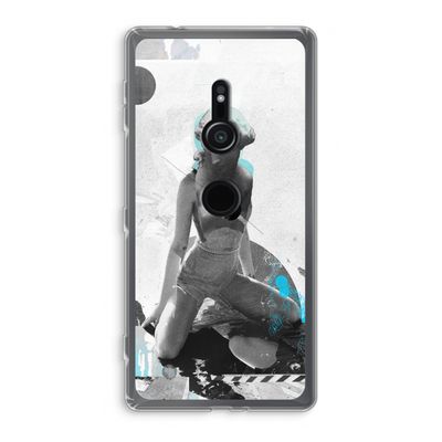 I will not feel a thing: Sony Xperia XZ2 Transparant Hoesje