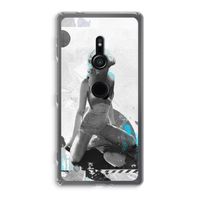 I will not feel a thing: Sony Xperia XZ2 Transparant Hoesje