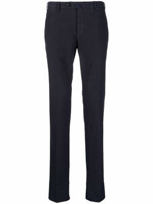 Incotex pantalon droit en coton - Bleu