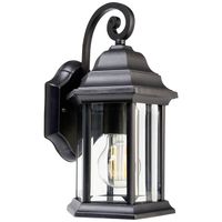 Deko Light Saiph 341244 Wandlamp E27 Zwart, Doorschijnend