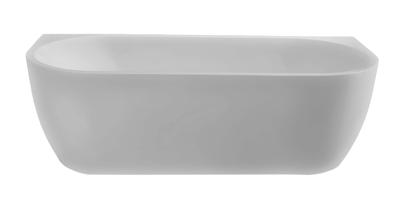 Wiesbaden Wall half-vrijstaand acryl ligbad 180x80 cm MATWIT