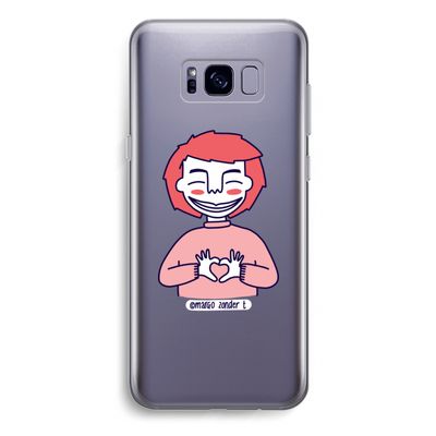 Hartje: Samsung Galaxy S8 Plus Transparant Hoesje