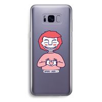 Hartje: Samsung Galaxy S8 Plus Transparant Hoesje