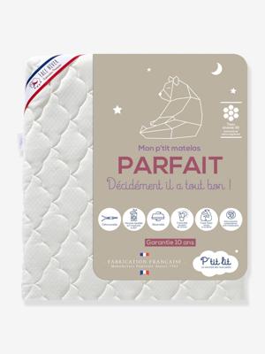 Parfait babymatras met afneembare hoes wit