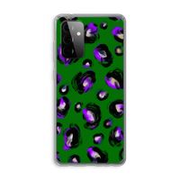 Green Cheetah: Samsung Galaxy A72 Transparant Hoesje