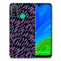 Huawei P Smart 2020 TPU bumper Feathers Color