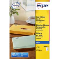 Etiket avery j8560-25 63.5x38.1mm tr 525st