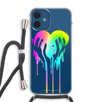 Hold My Heart: iPhone 12 Transparant Hoesje met koord